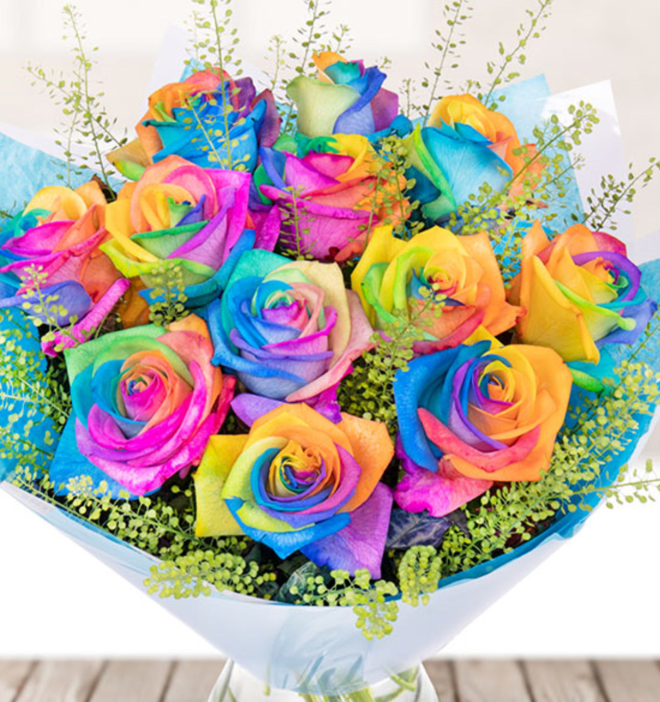 Rainbow Roses