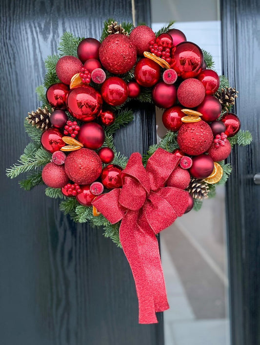 Christmas Bauble Wreath