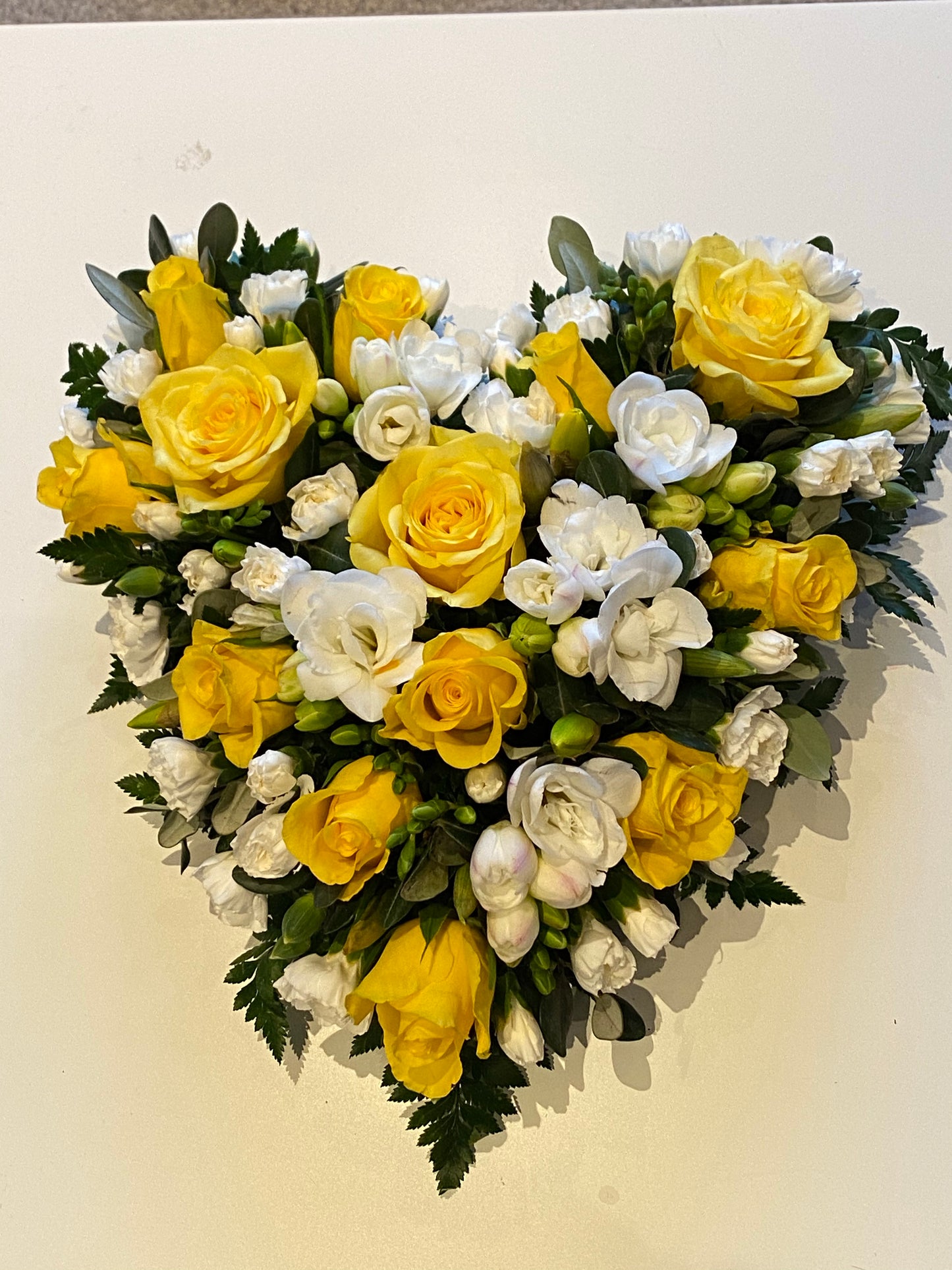 Rose & Freesia Heart