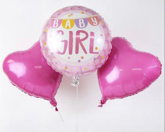 Baby Girl Balloon Bouquet