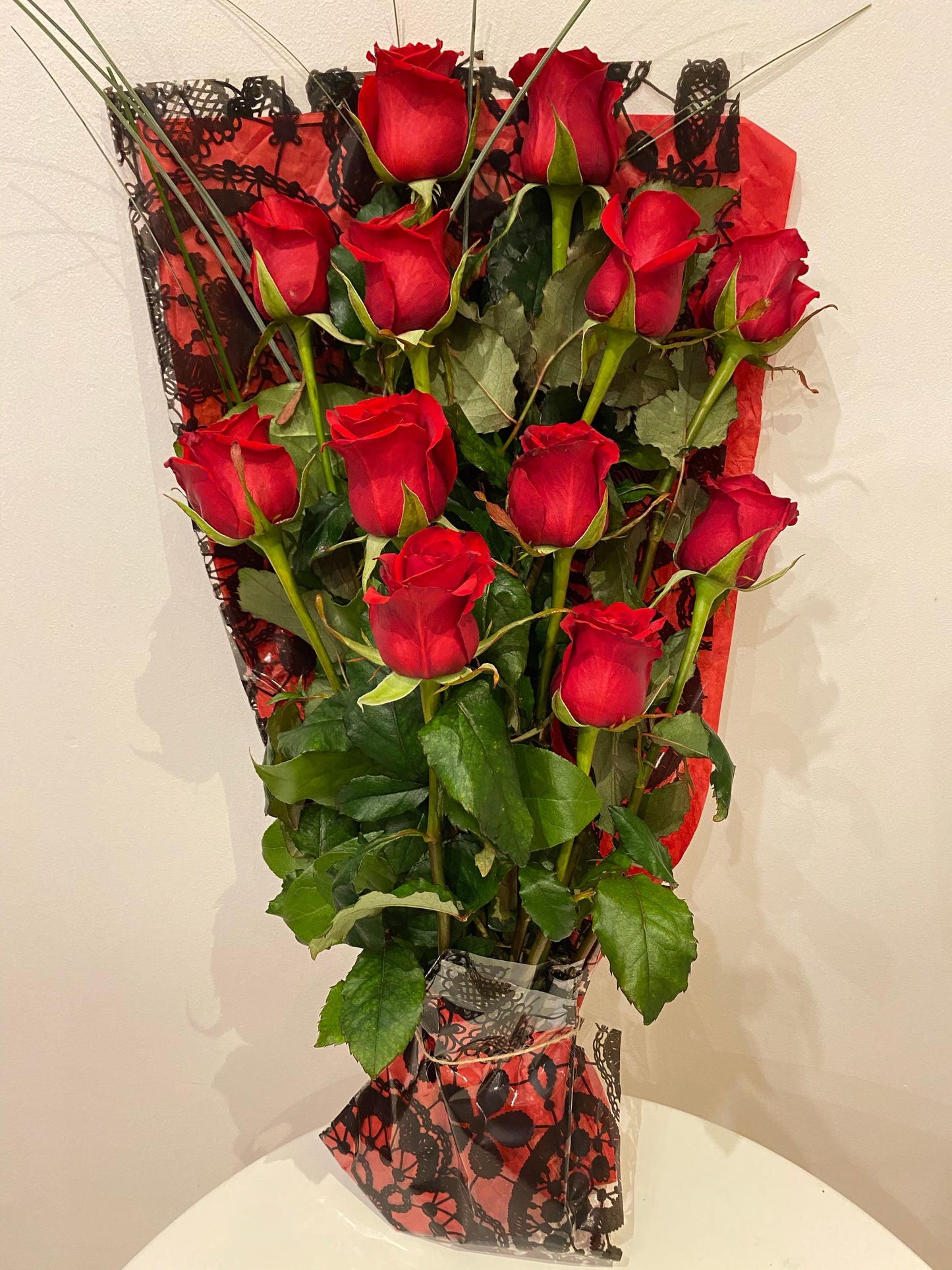 UK Postal Red Roses Letterbox