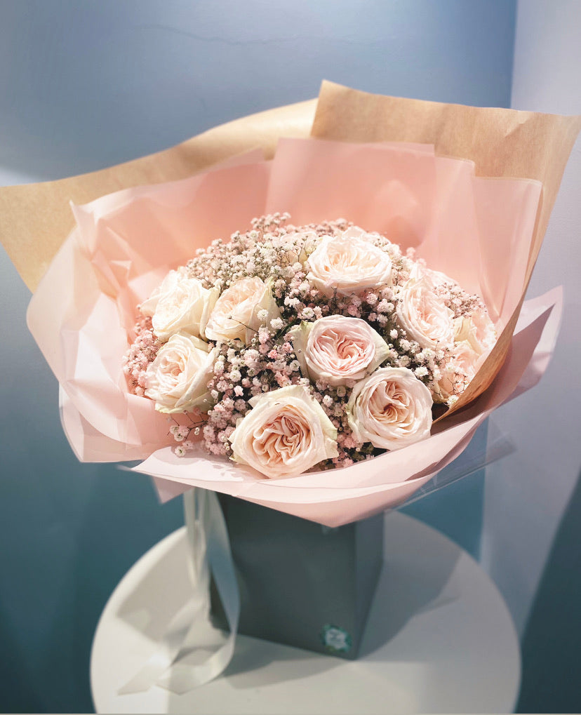 Rose & Gypsophila