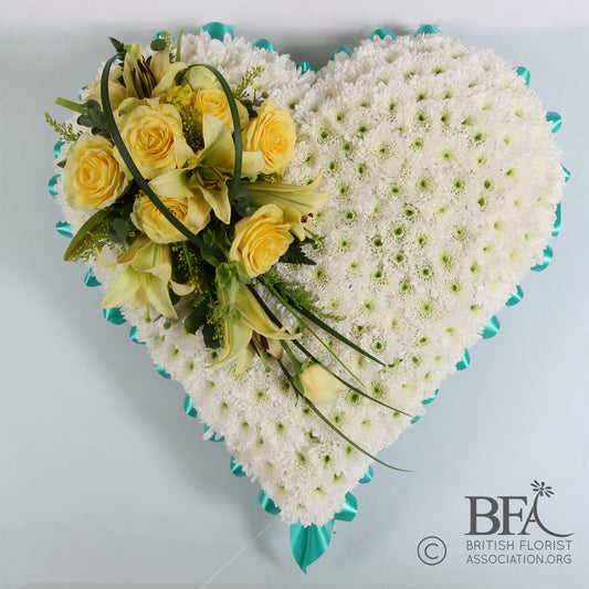 White Massed Heart