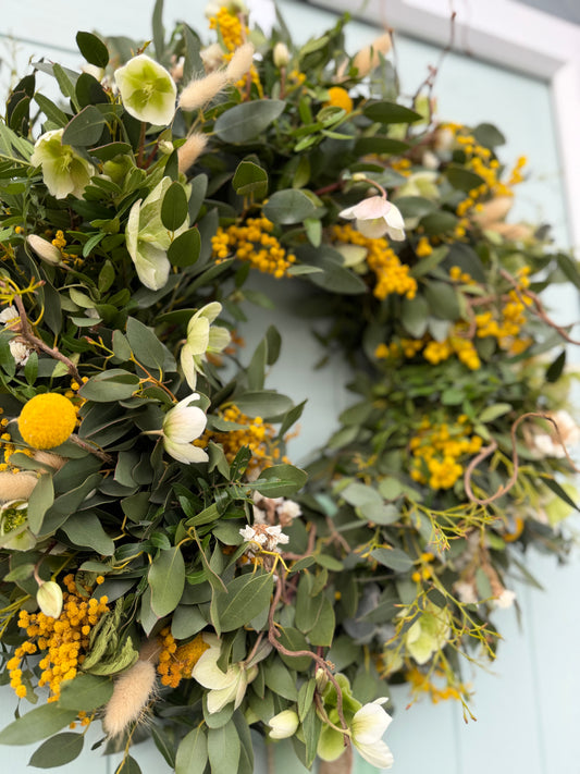 Spring Everlasting Drying Wreath