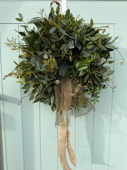 Eucalyptus Everlasting Wreath