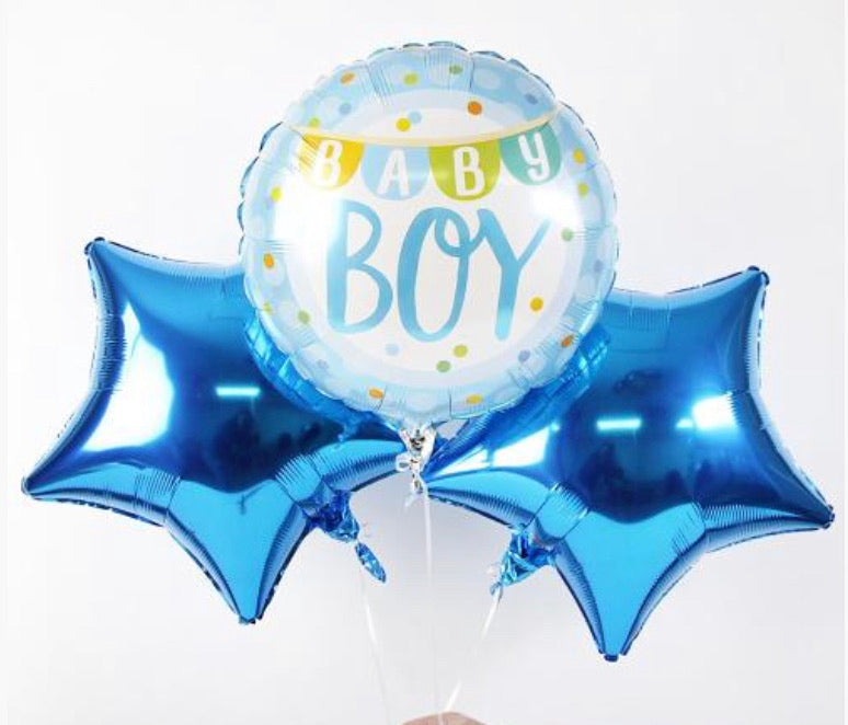 Baby Boy Balloon Bouquet