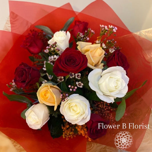Romantic Mixed Roses