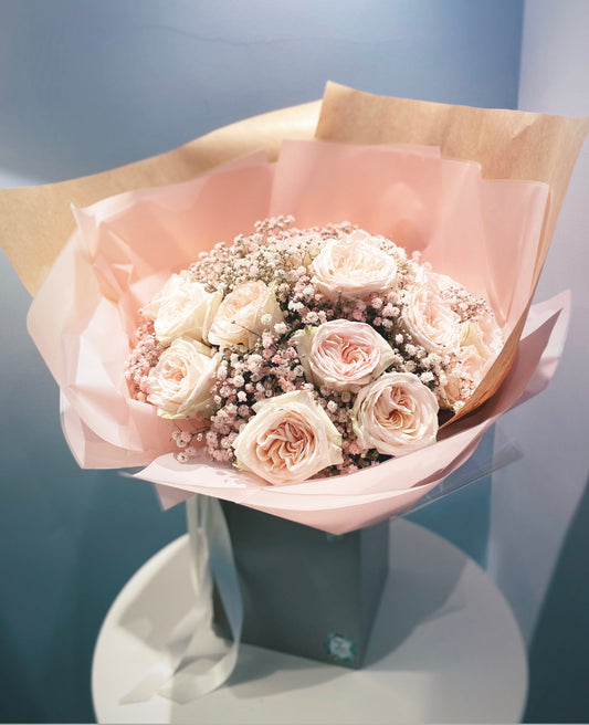 Rose & Gypsophila