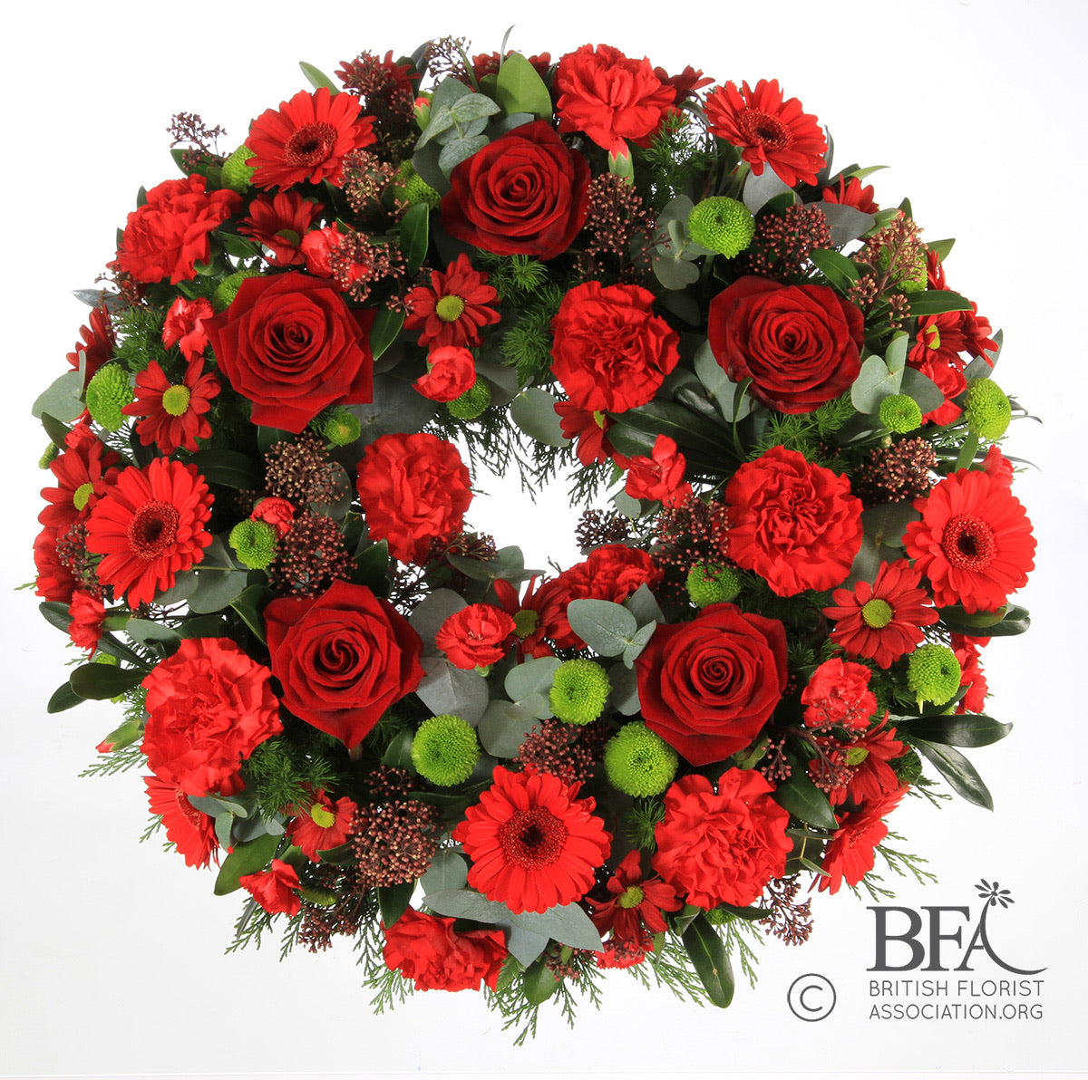 Traditional Red Wreath